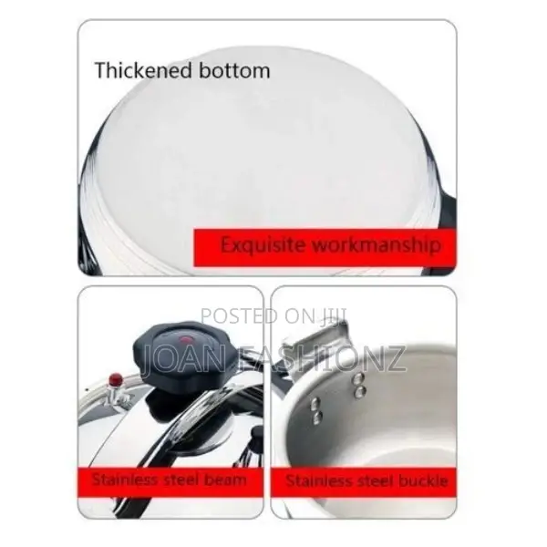 7 Litre Pressure Cooker-Silver