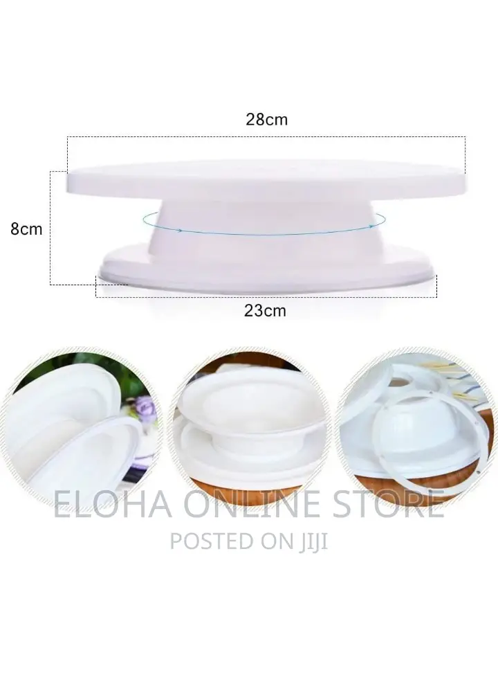 28cm Plastic Cake Turntable