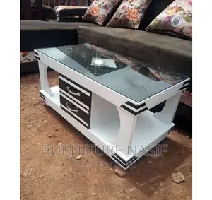 Center Table White and Black Available in Stock