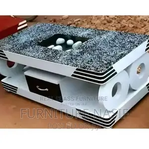 Center Table White and Black Available in Stock