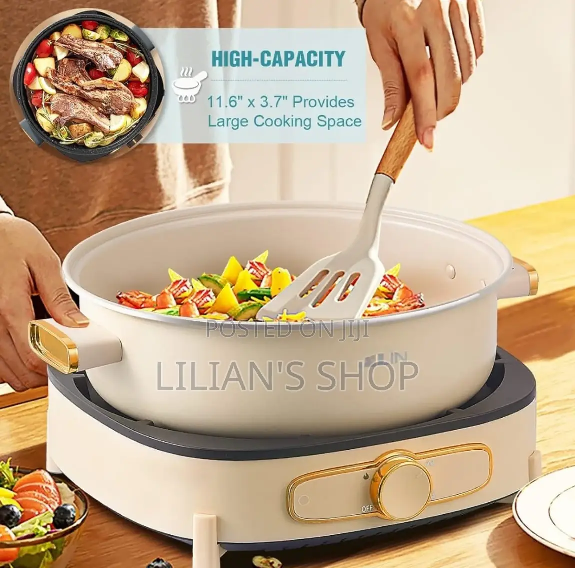 Boma 5litrs Spilt Type Multipurpose Cooking Pot