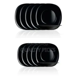 Dinner Set Black Plate