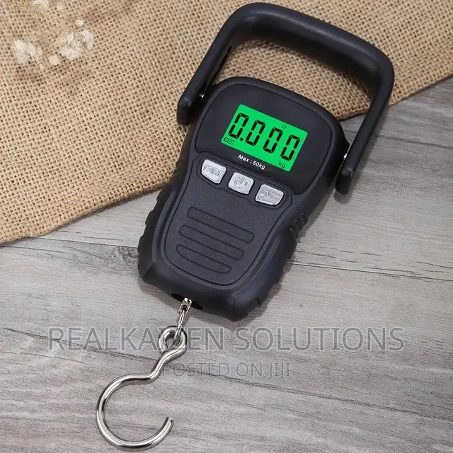 Mini 50kg Portable Electronic Backlight LCD Screen Scale