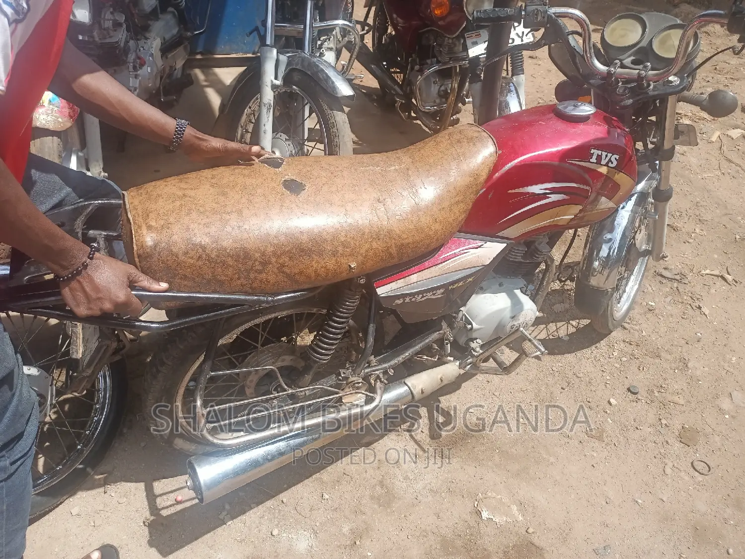 TVS XL 100 2018 Red