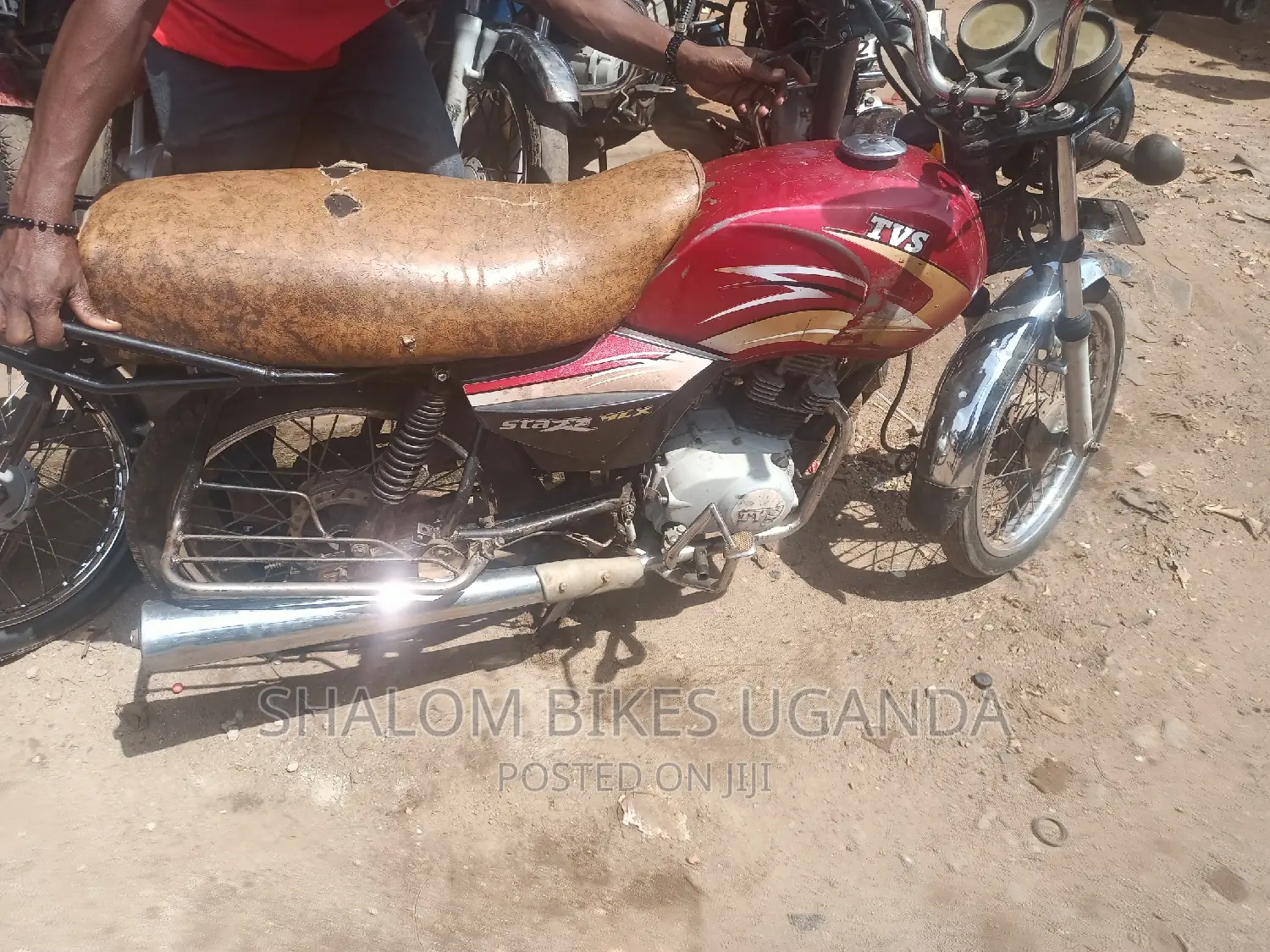 TVS XL 100 2018 Red