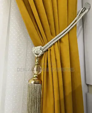 MASTERED YELLOW CURTAINS (Per Complete Meter )