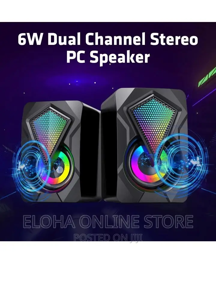 Ministereo PC/Laptop RGB Led Light Speaker