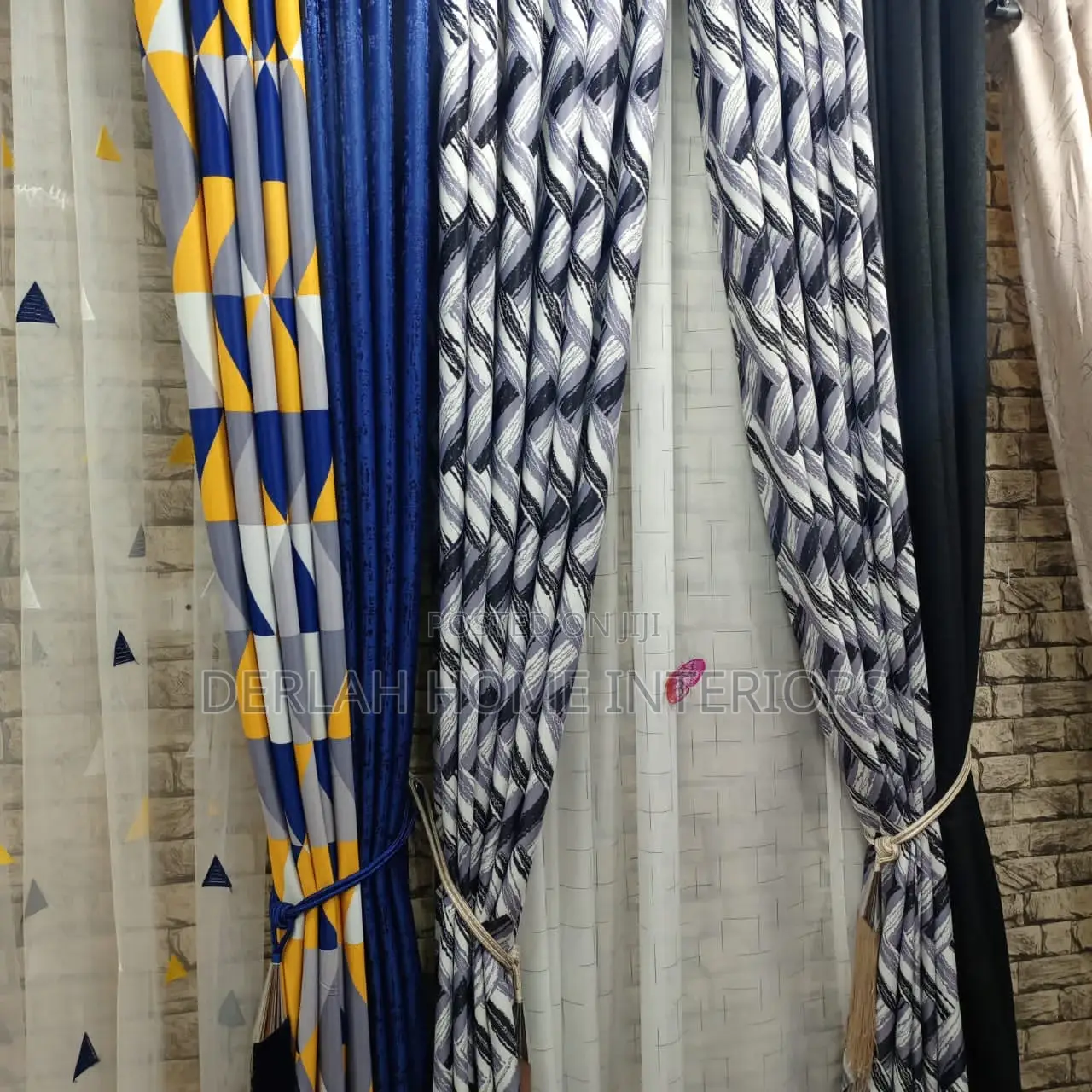 Double Face Curtains ( 39000 Per Complete Meter, Net 25000 )