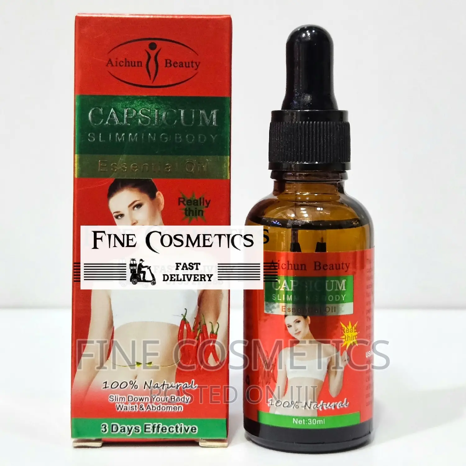 CAPSICUM Slimming Weight Loss Essential Massage Oil