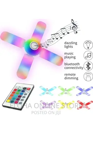 Led Light, Bluetooth Music Speaker Lamp With a Remote