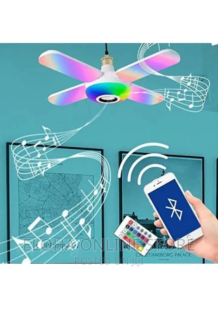 Led Light, Bluetooth Music Speaker Lamp With a Remote