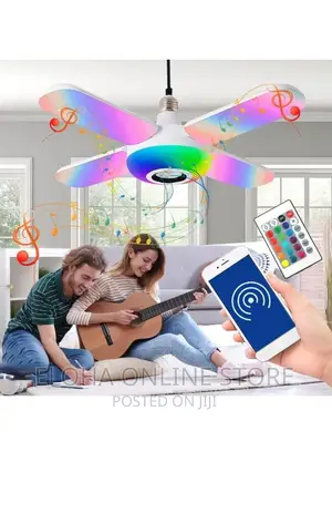 Led Light, Bluetooth Music Speaker Lamp With a Remote