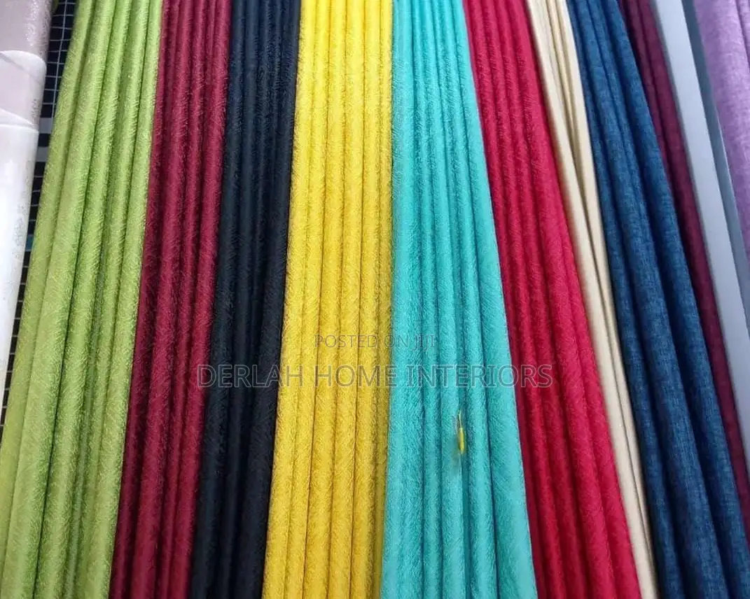 Plain Curtain Fabric in All Colours Per Complete Meter