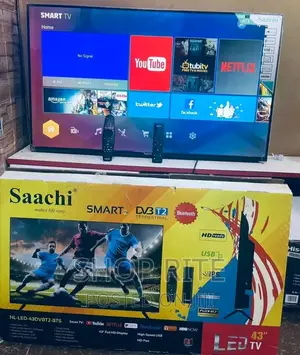 Saachi 43inches Smart TVS 2 Years Warranty