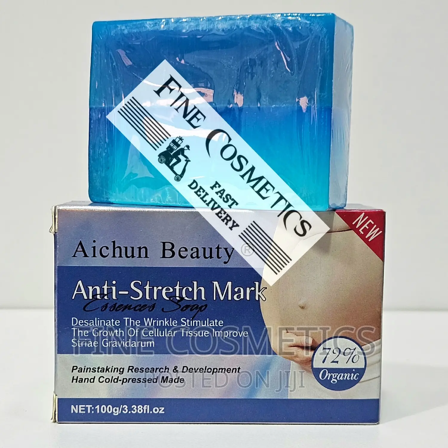 Stretch Marks Remover Soap, Wrinkle+Cellulite Reduction Soap