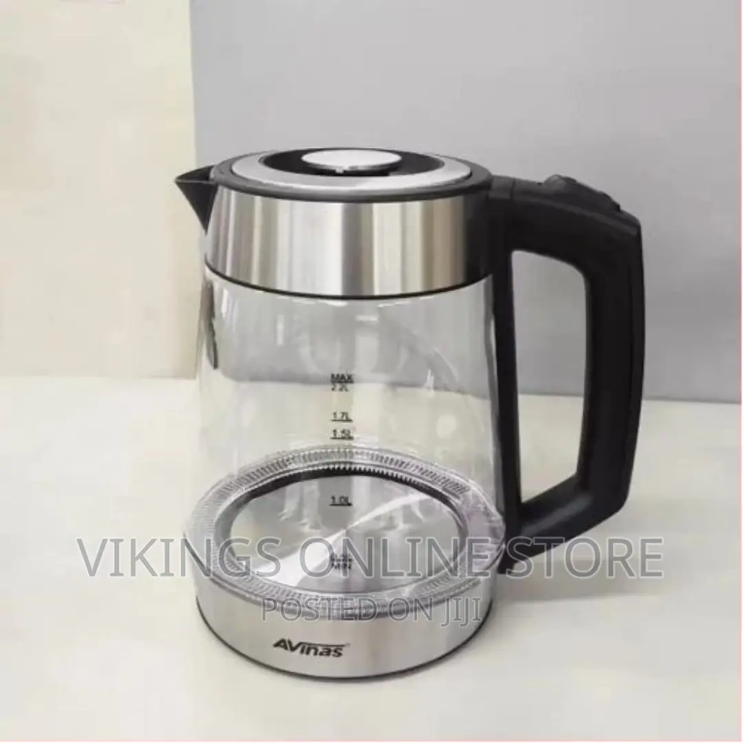 AVINAS 2.2 Litre Glass Electric Milk Water Boiling Kettle-