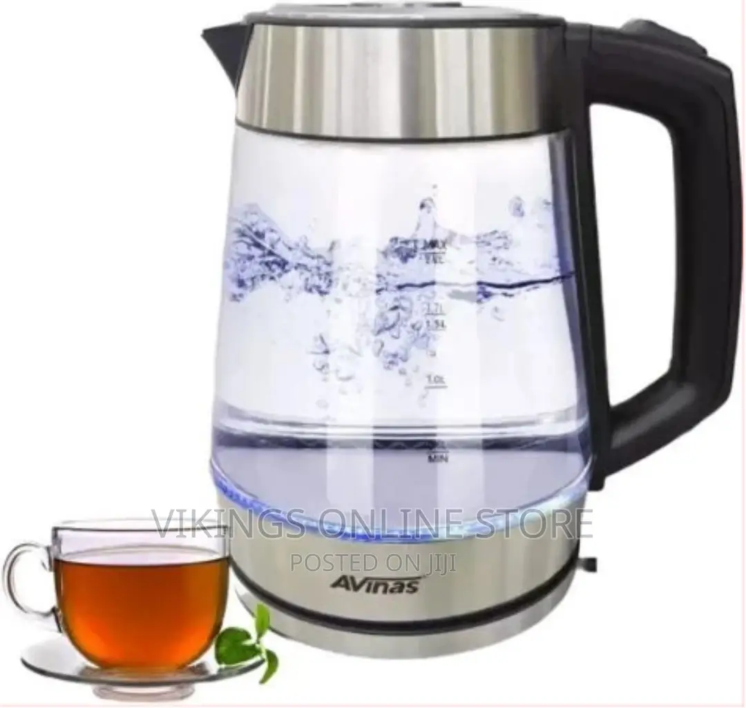 AVINAS 2.2 Litre Glass Electric Milk Water Boiling Kettle-