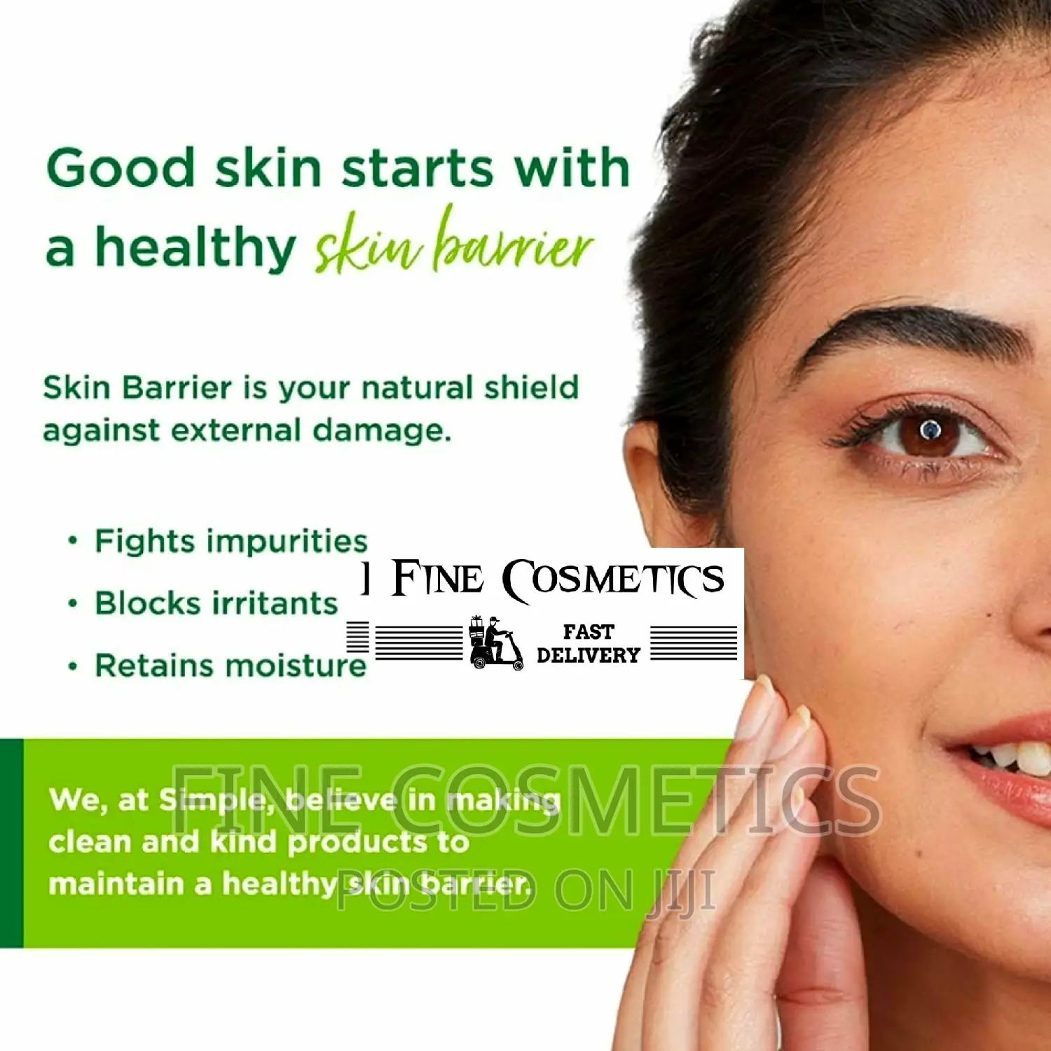 Simple, Kind To Skin Refreshing Facial Gel Simple Face Wash