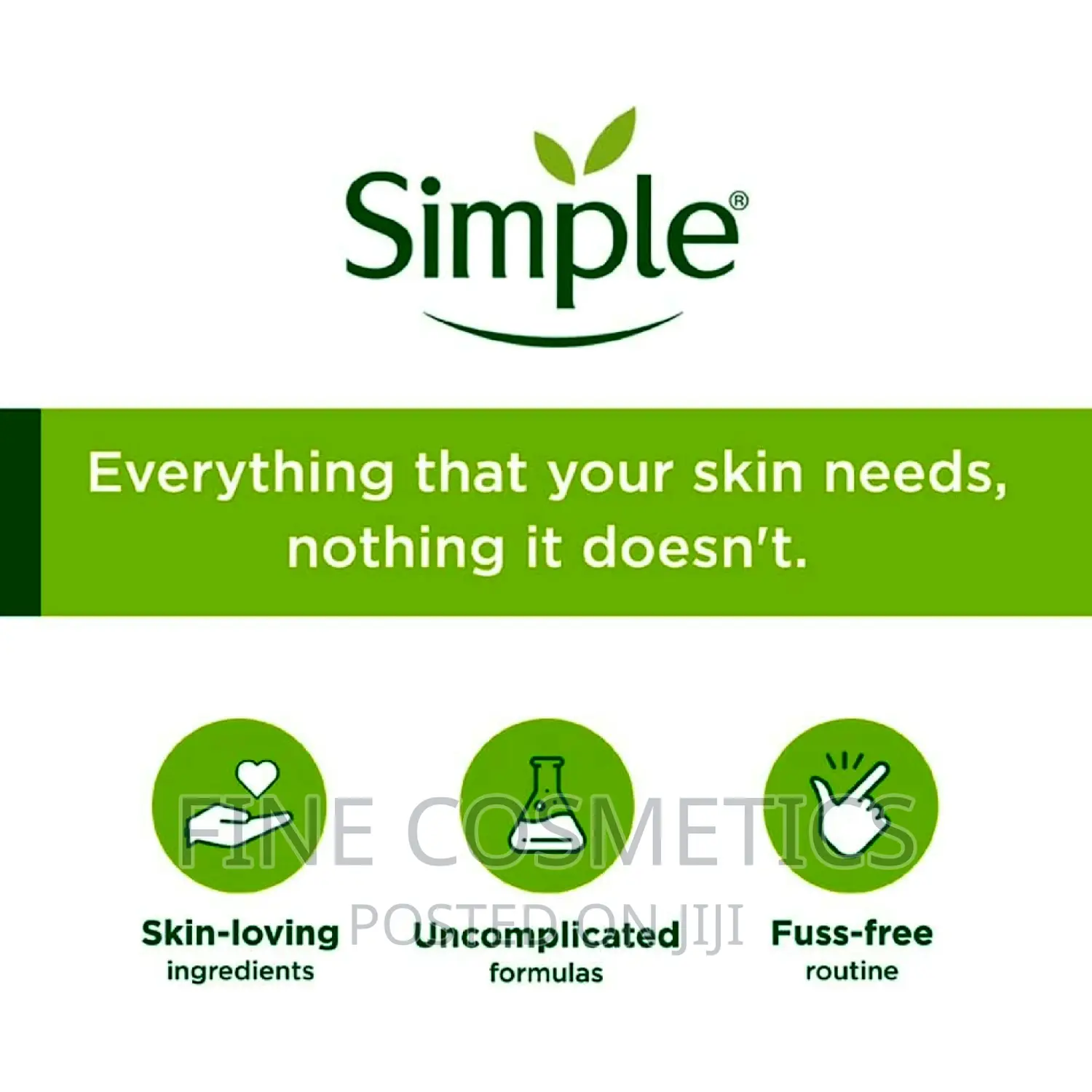 Simple, Kind To Skin Refreshing Facial Gel Simple Face Wash