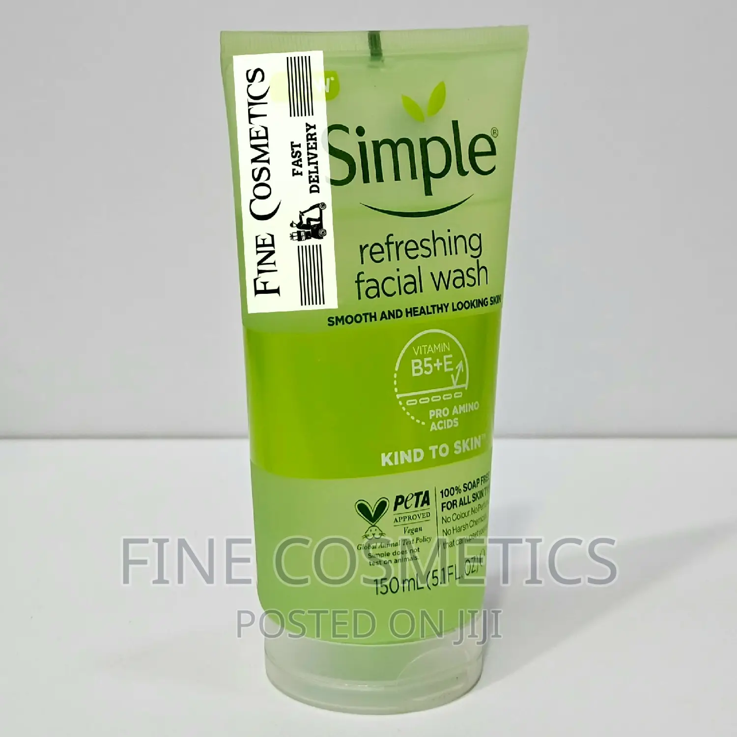 Simple, Kind To Skin Refreshing Facial Gel Simple Face Wash