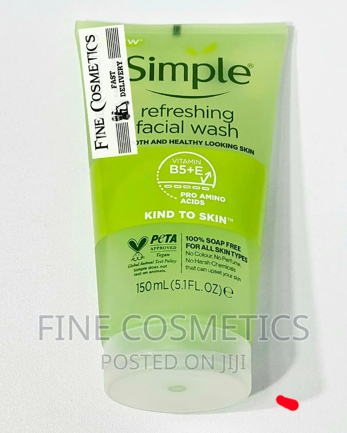 Simple, Kind To Skin Refreshing Facial Gel Simple Face Wash
