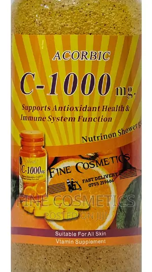 ACORBIC Vitamin C1000mg Orange Nutrtion Whitening Shower Gel