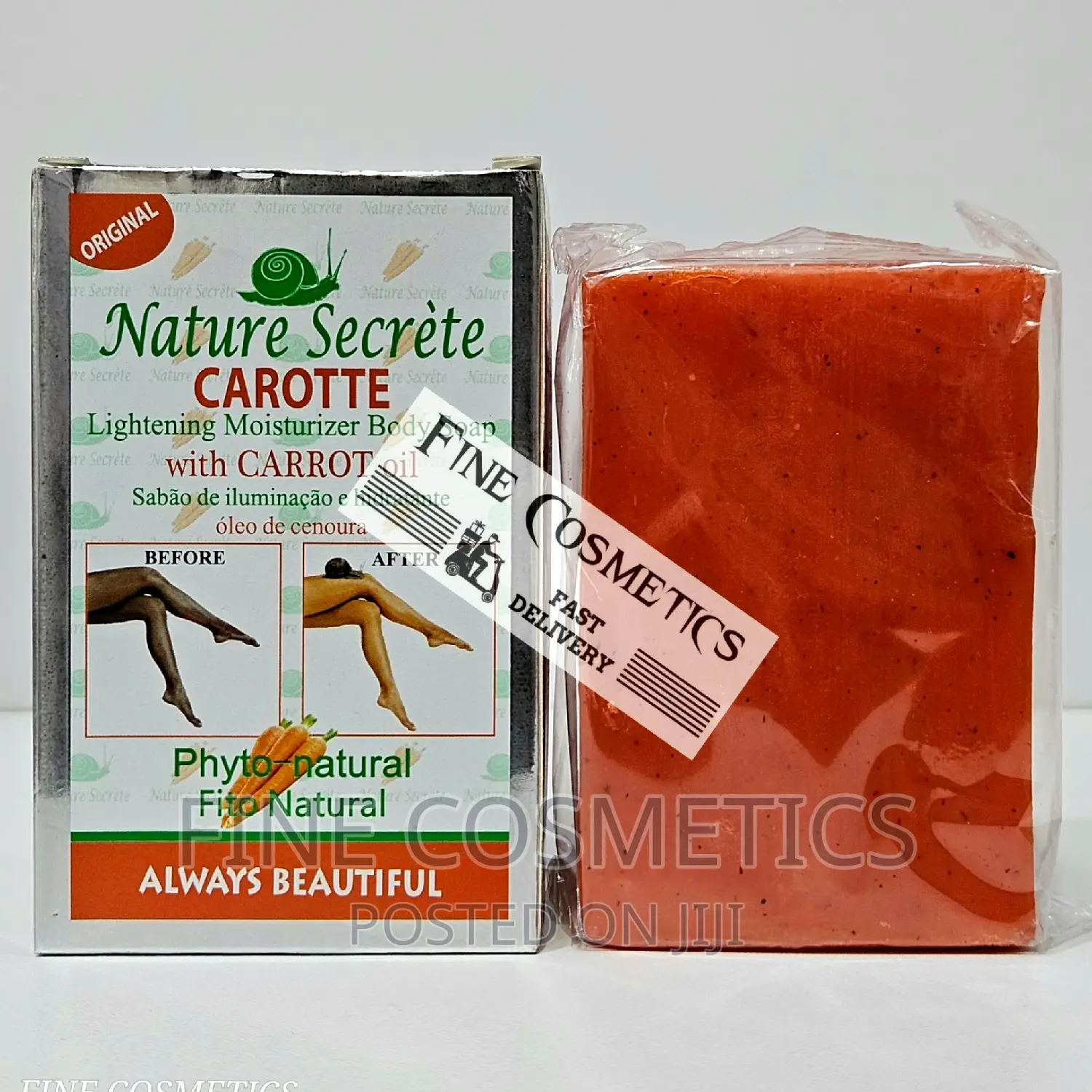 Original Nature Secret Carrot Lightening Blackspots Rem Soap