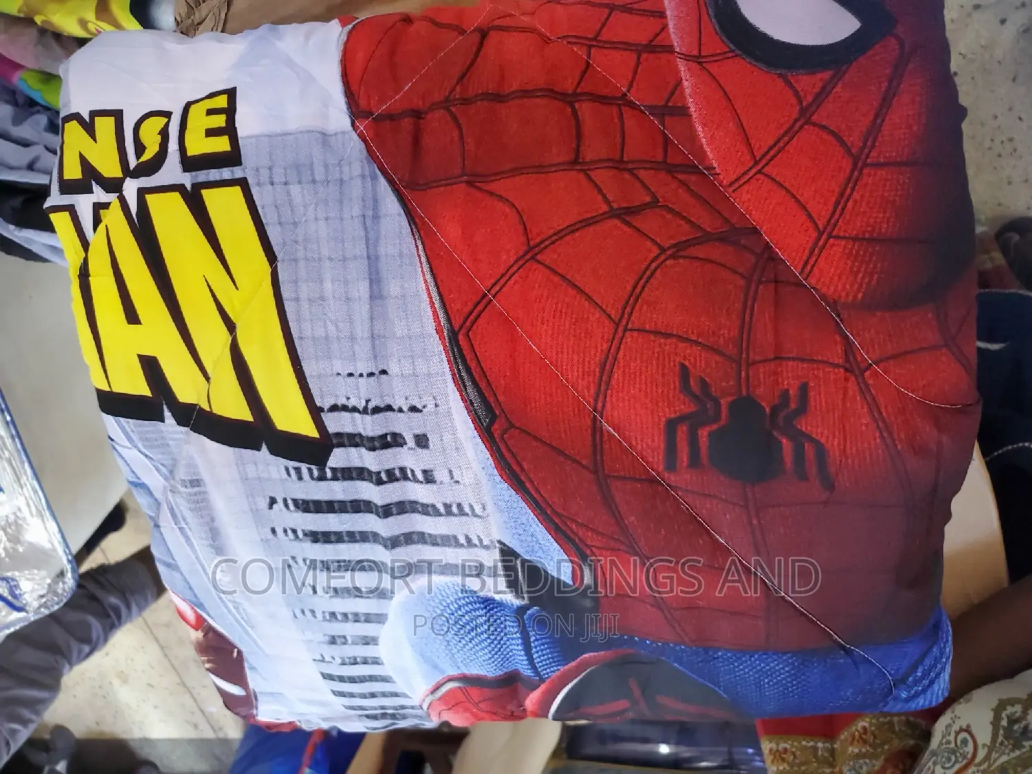 Kids Cartoon Bedcover, Character Bedcover Spiderman