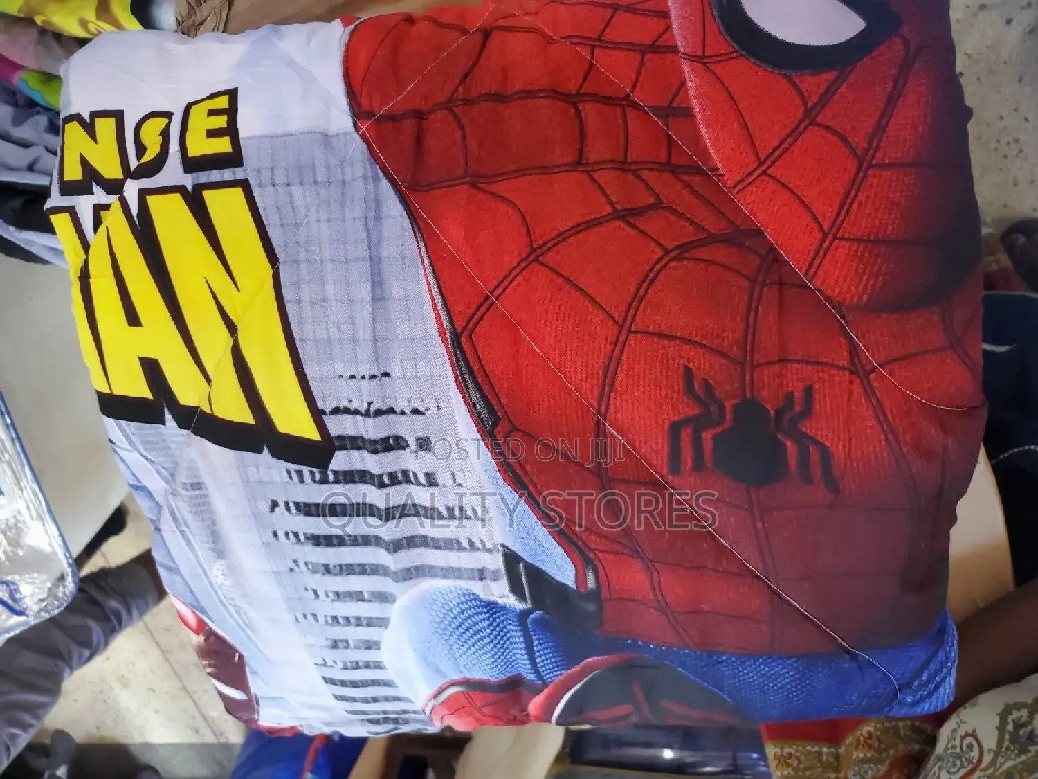 Kids Cartoon Bedcover, Character Bedcover Spiderman