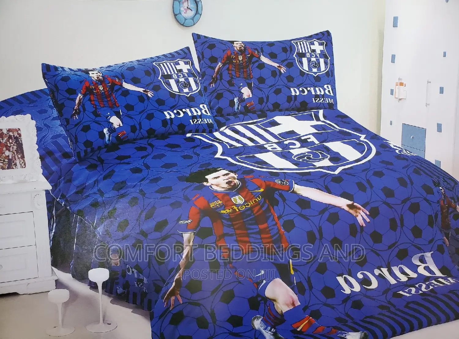 Kids Cartoon Character Bedcover Barcelona