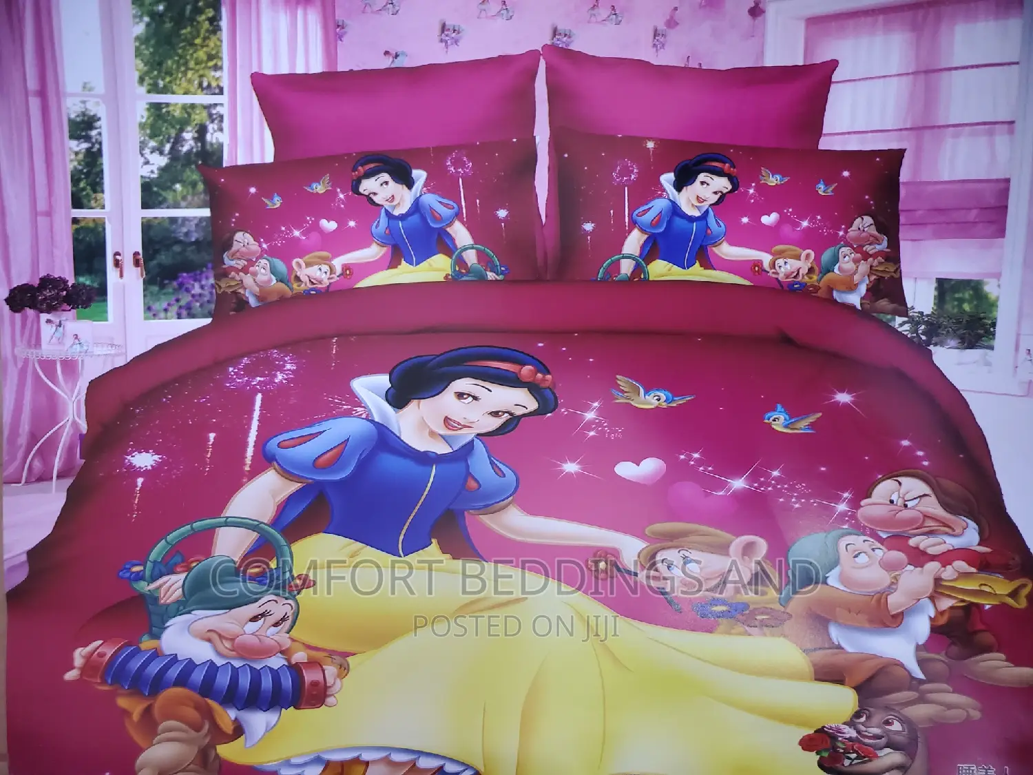 Kids Cartoon Character Bedcover Princess