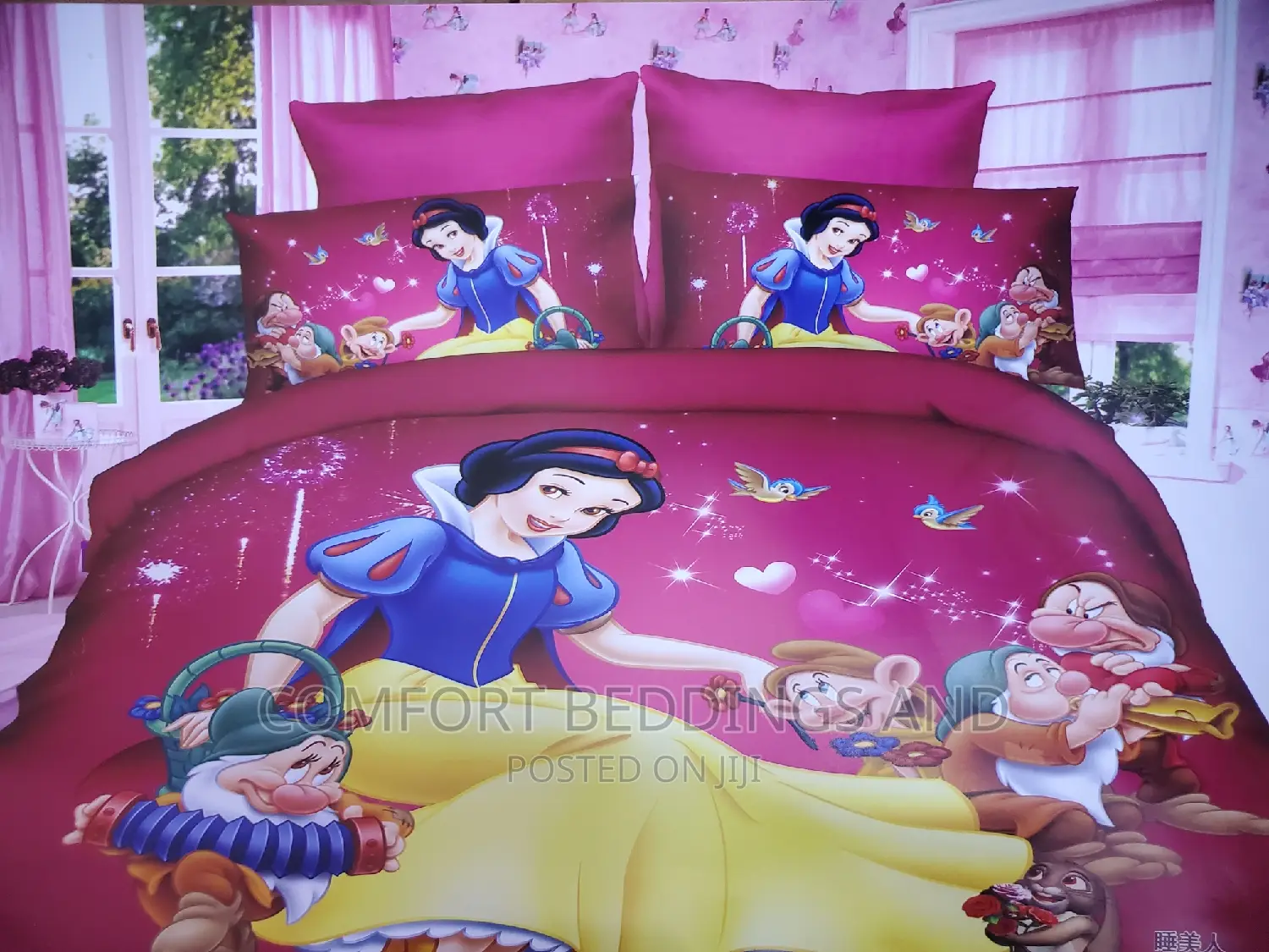 Kids Cartoon Character Bedcover Princess