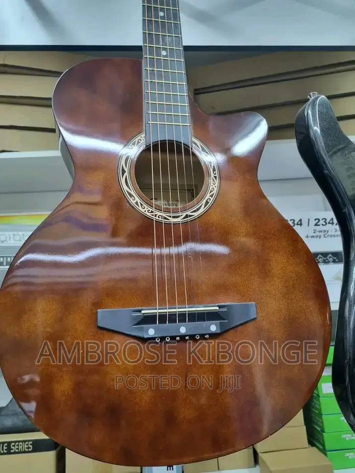 Dream Maker Multicolored Acoustic Guitar With FREE Plectrum.
