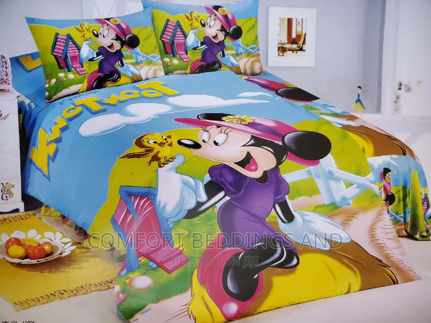 Kids Cartoon Character Bedcover