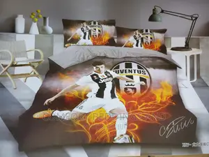 Kids Cartoon Character Bedcover Juventus