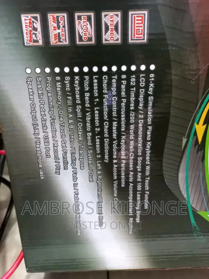 Meike Mk-935 61 Key Music Adult Piano Keyboard Electronic.