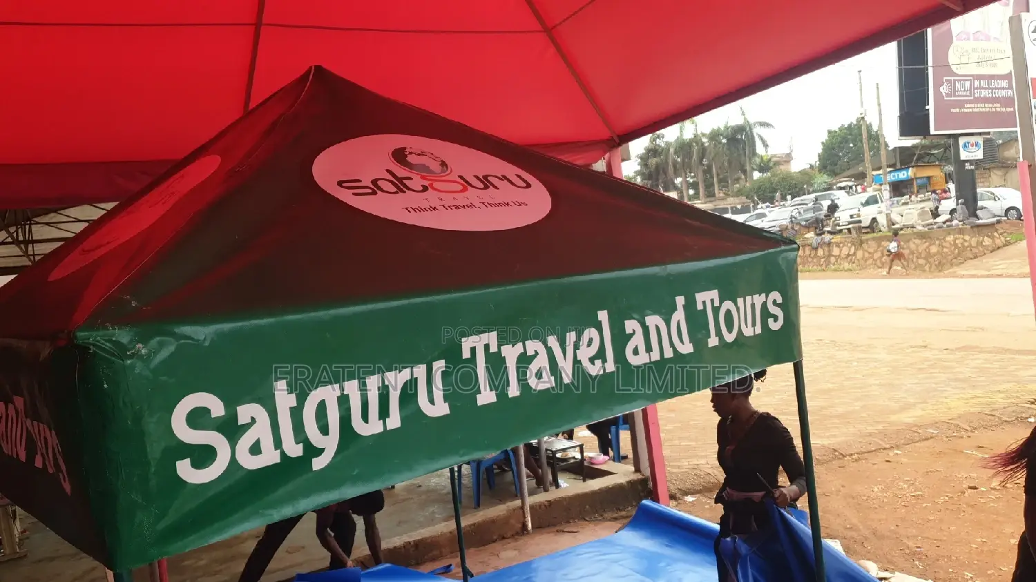 A (6x6)Ft Exhibition Tent With Branded With Logos