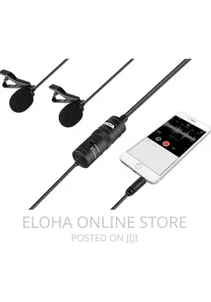 Boya Lavalier Dual Microphone