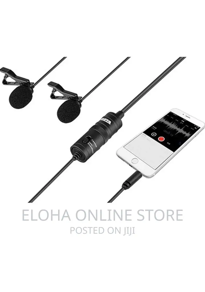 Boya Lavalier Dual Microphone