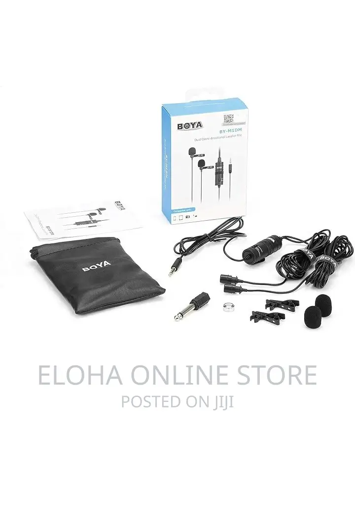 Boya Lavalier Dual Microphone