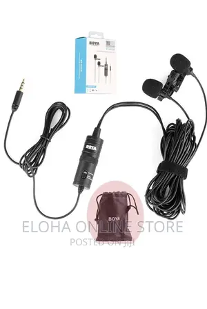 Boya Lavalier Dual Microphone