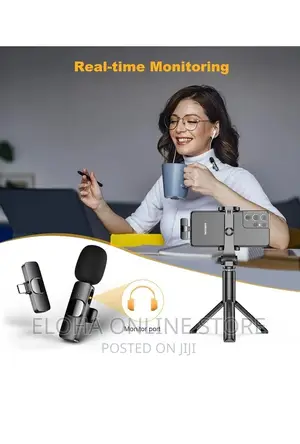 3in 1 Wireless Lavalier Mini Microphone