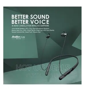 Oraimo Shark 4 Neckband Wireless Earphone - Black