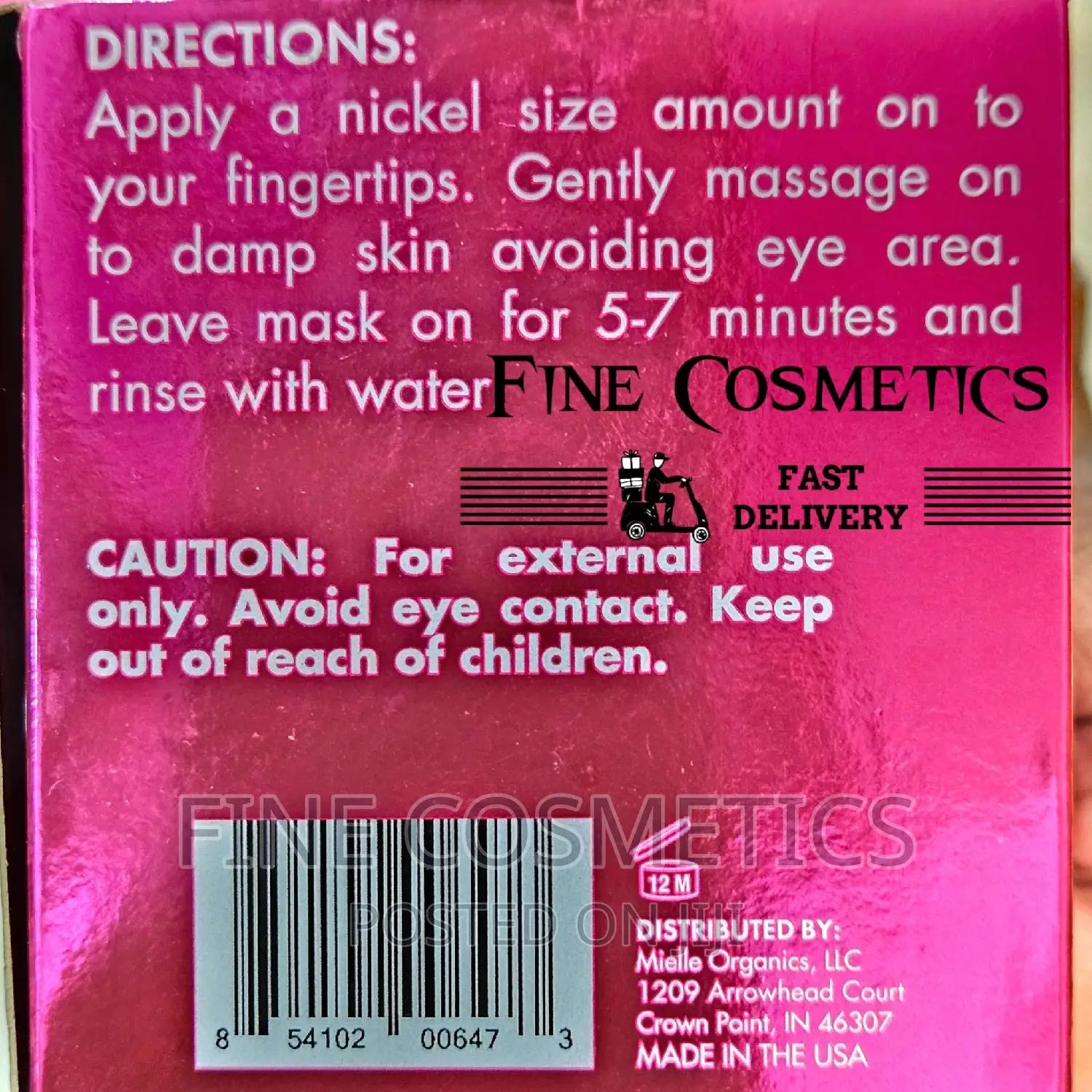 MIELLE Gentle Cleansing and Hydrating Charcoal Face Mask