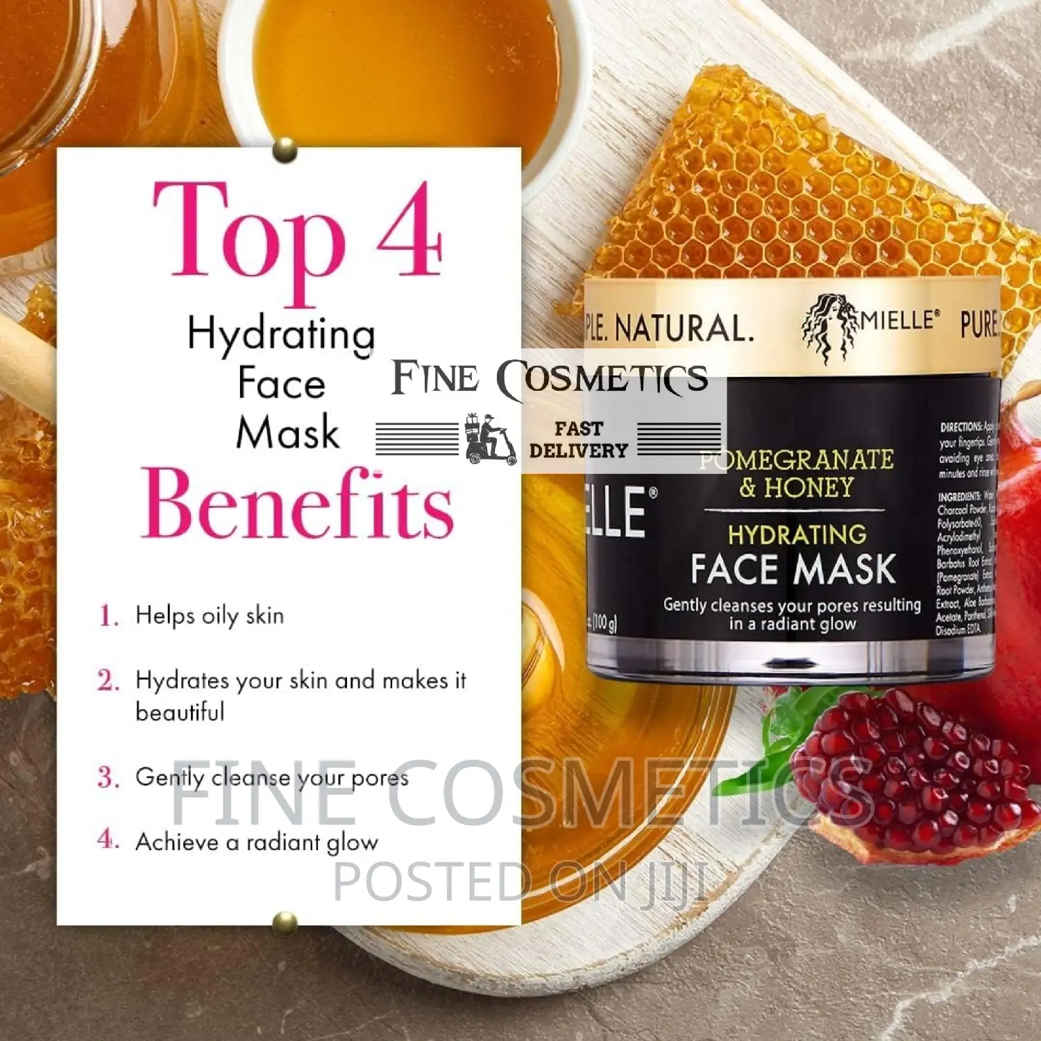 MIELLE Gentle Cleansing and Hydrating Charcoal Face Mask