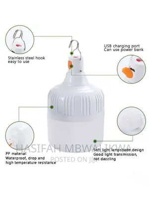 DP Light Rechargeable Bulb With USB- 30W