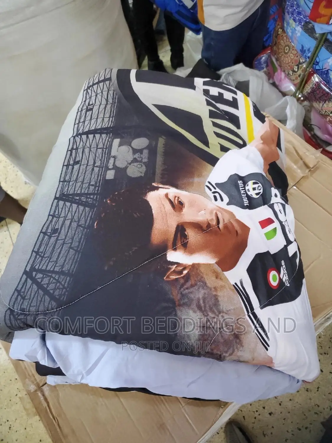 Kids Cartoon Character Bedcover Juventus