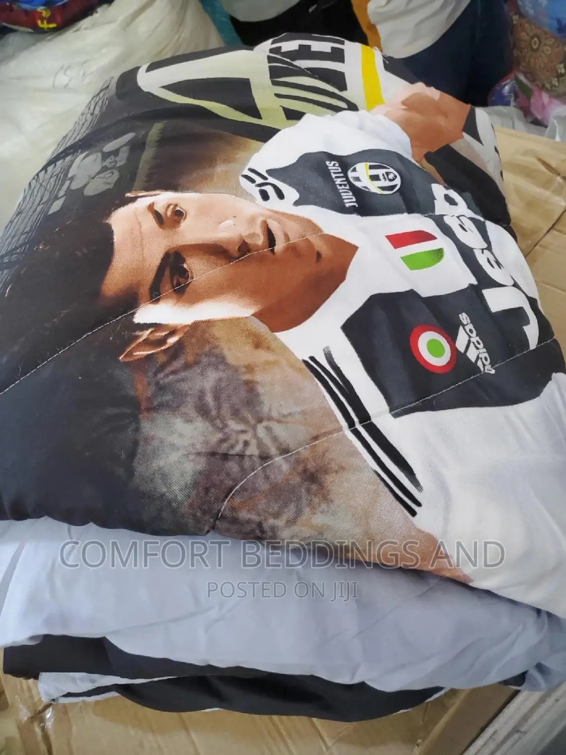 Kids Cartoon Character Bedcover Juventus