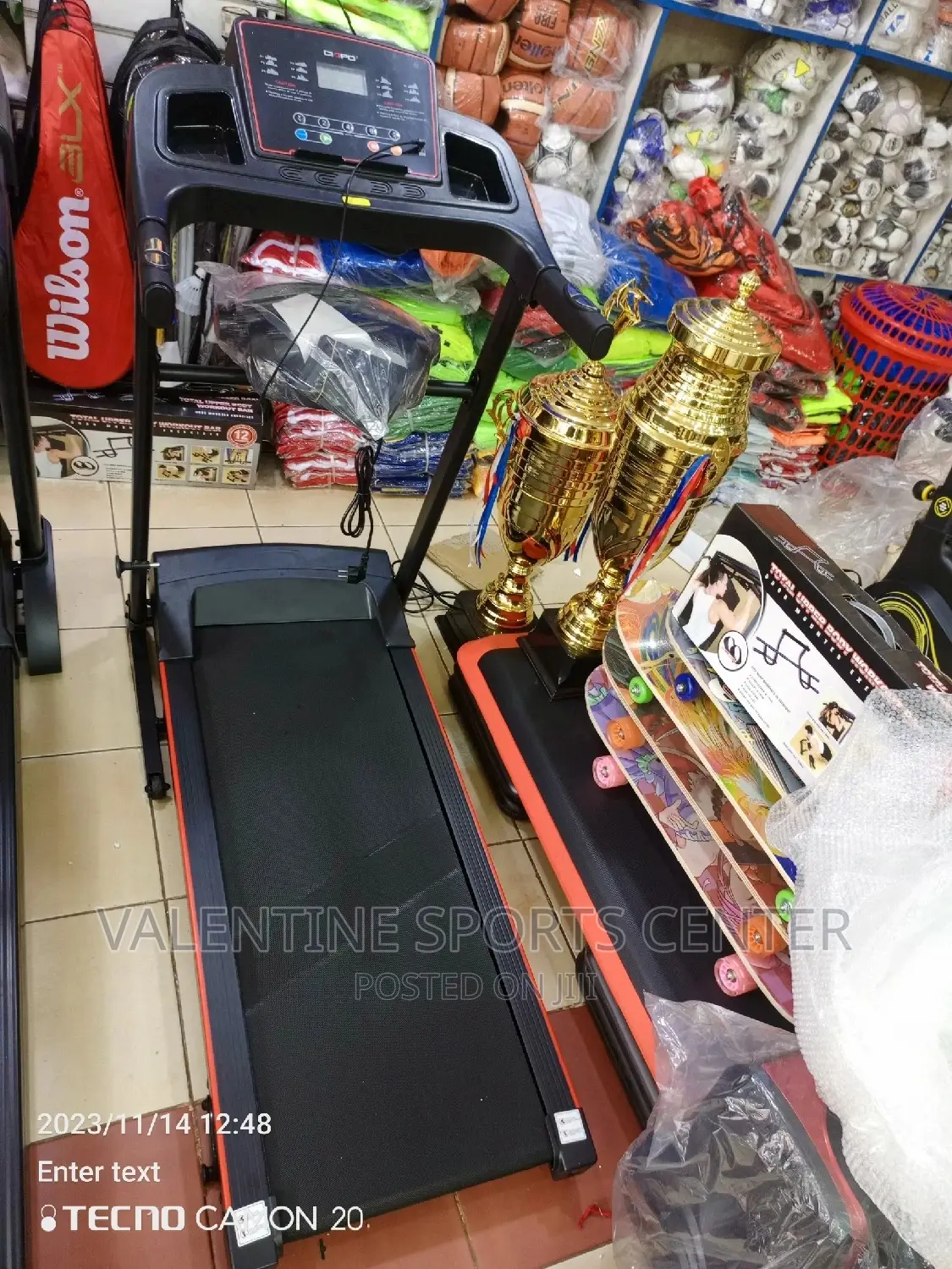 Treadmill Running Machine Original With System Masaga Party