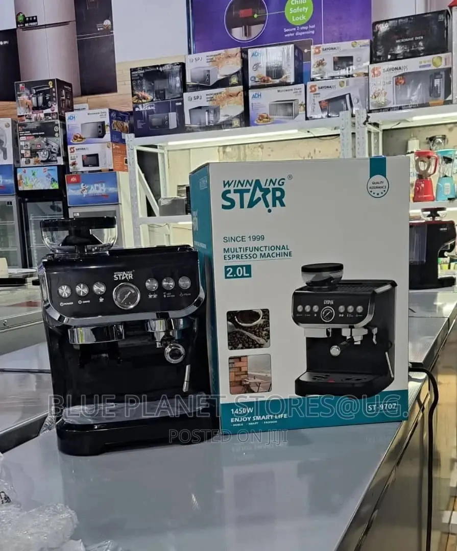 WINNINGSTAR Coffee/Espresso Machines With Grinder \\ ST-9707